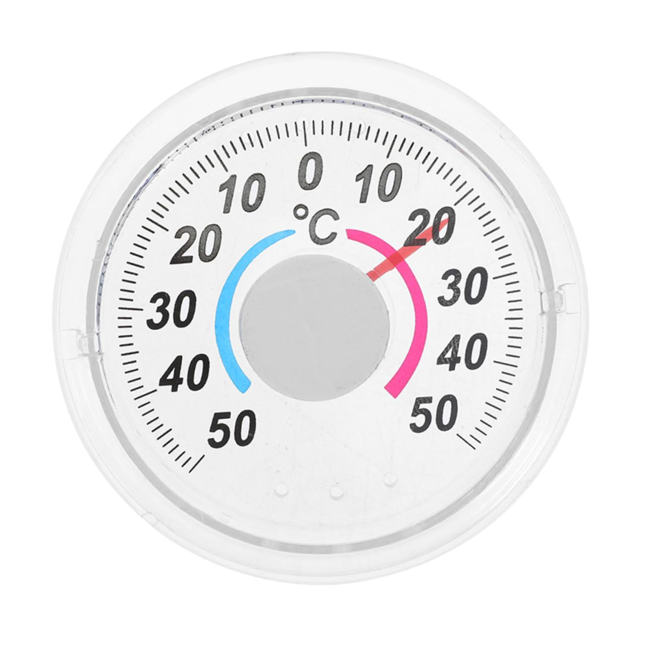 Indoor Window Thermometer Analog Gauge for Doors and Windows Plastic Construction with Accurate Temperature Reading Wall Mounted Temperature Measuring Tool for Indoor Use image number 1