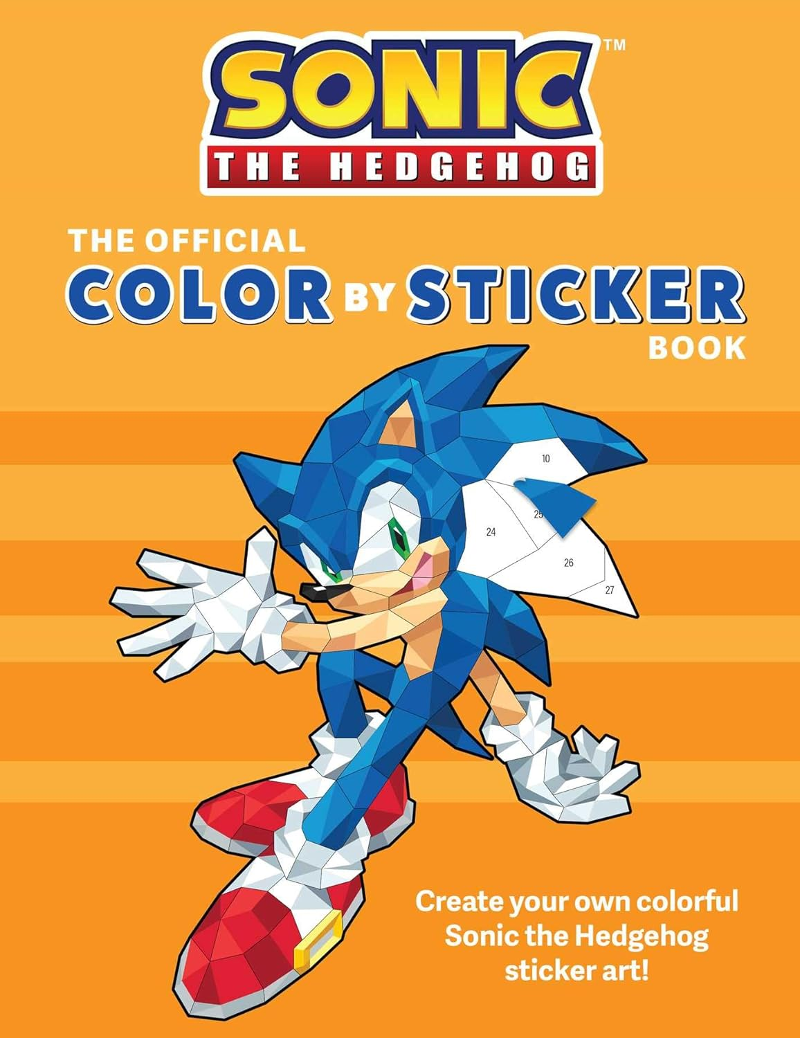 Sonic the Hedgehog: the Official Color by Sticker Book (Sonic Activity Book)