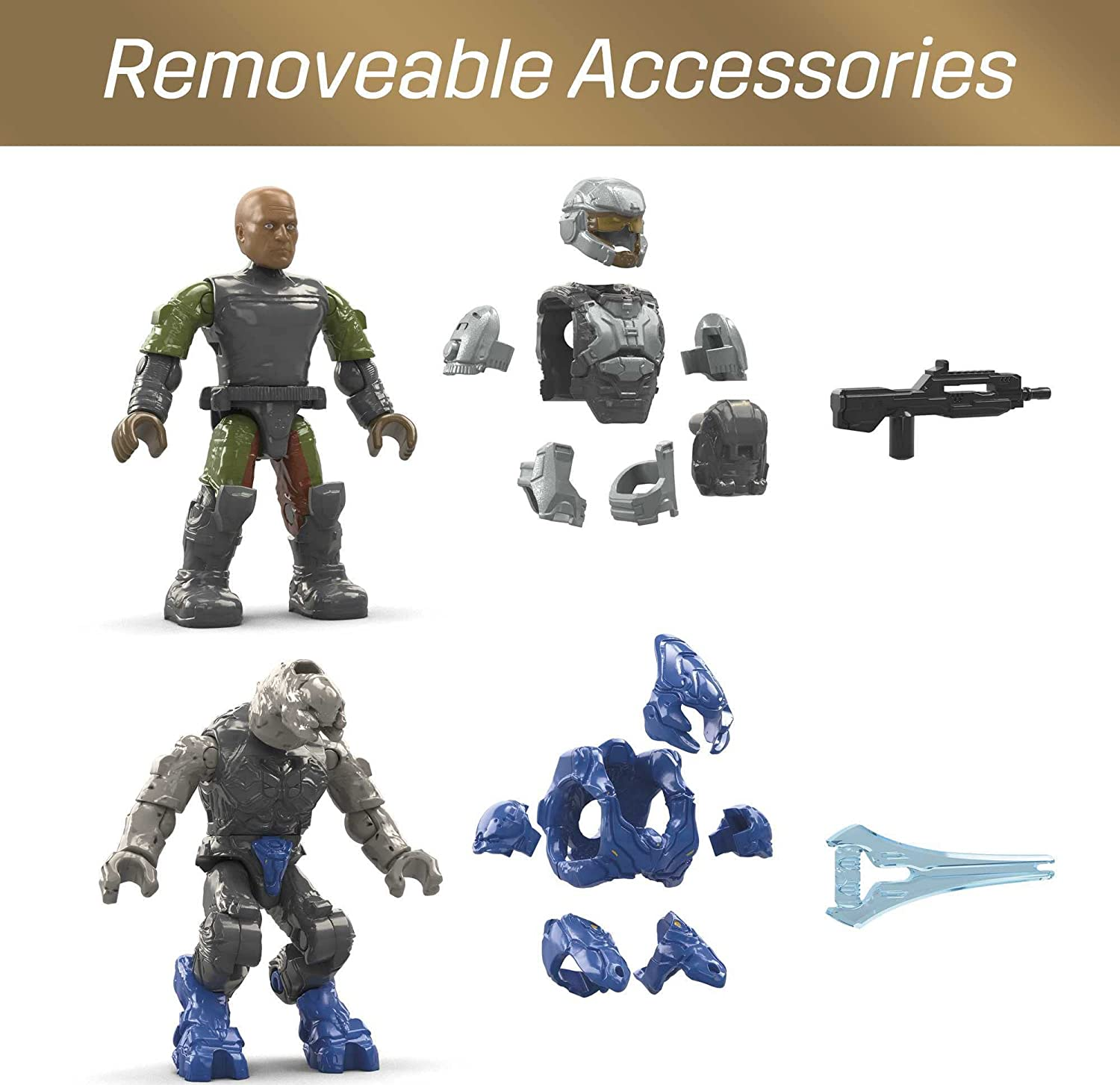 Mega Brands Halo Ghost of Requiem Vehicle Halo Universe Construction Set, Building Toys for Boys, Ages 8+, Multicolor (HHC36) image number 2