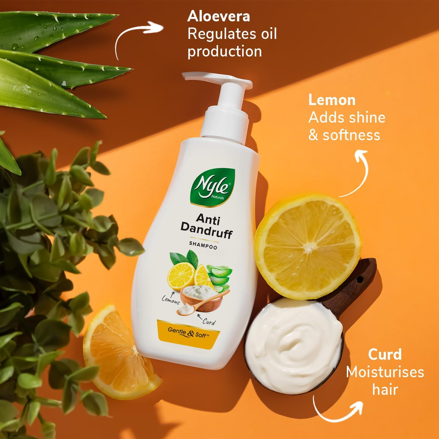 Nyle anti Dandruf Shampoo, 400Ml image number 1