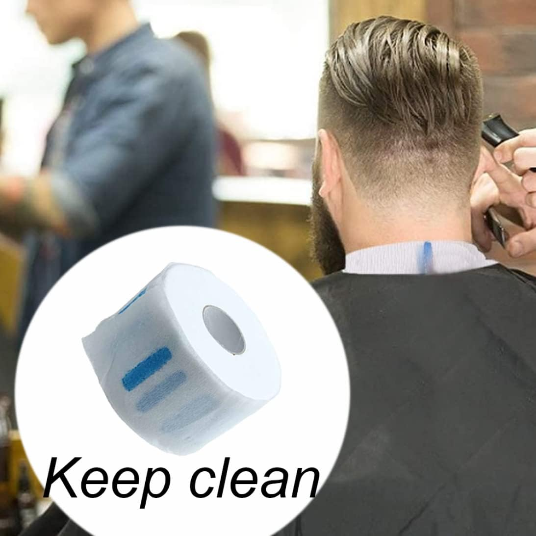 Salon Neck Paper, Disposable Neck Strips Disposable Hair Neck Protection Paper Broken Hair Preventing Salon Barber Paper, Salon Hairdressing Paper Tool image number 6