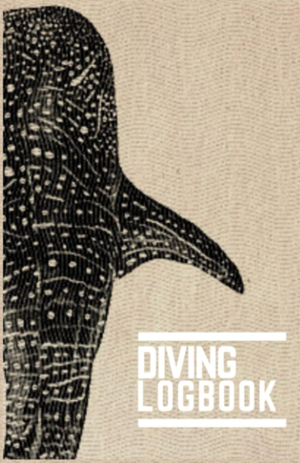 Diving Logbook: Scuba Diver Log Book with Whale Shark Pattern Design - 100 Dives image number 1