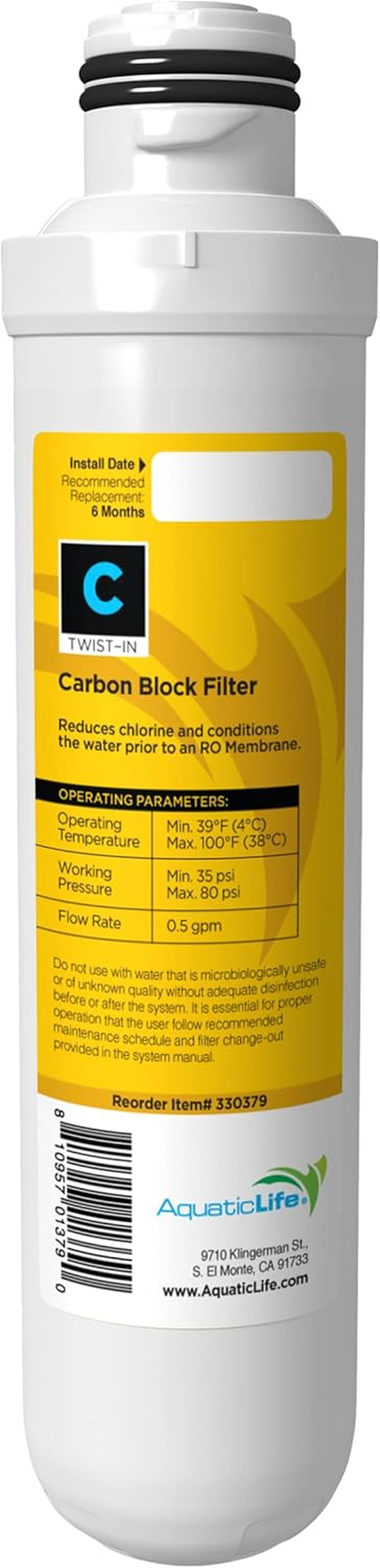 Aquatic Life Twist-In Sediment Filter Cartridge