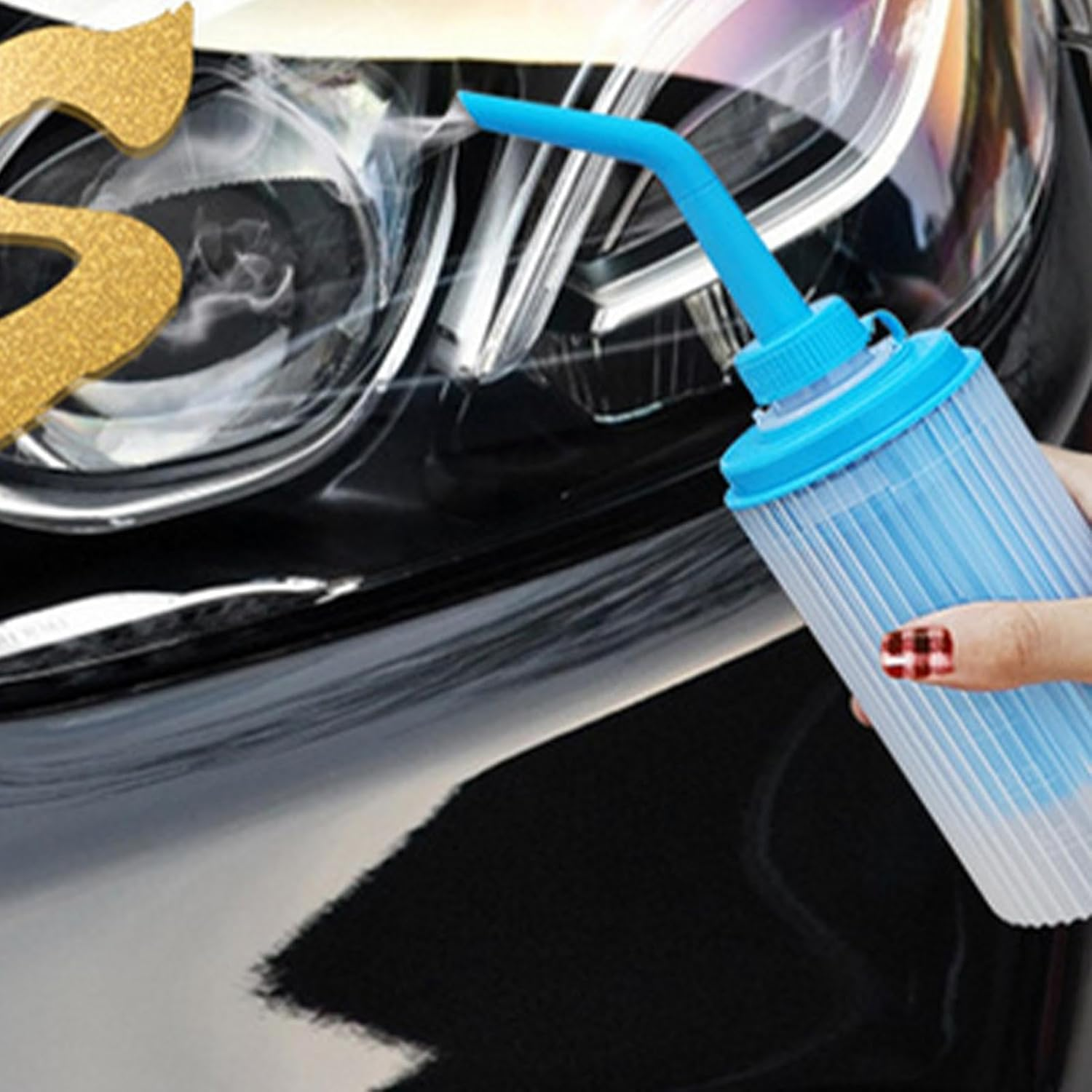 Headlight Repair Kit - Automotive Restoration Kit Polishing Repair Kit,Scratch Car Care Yellowing Restorer Kit with Repair Liquid for Headlight