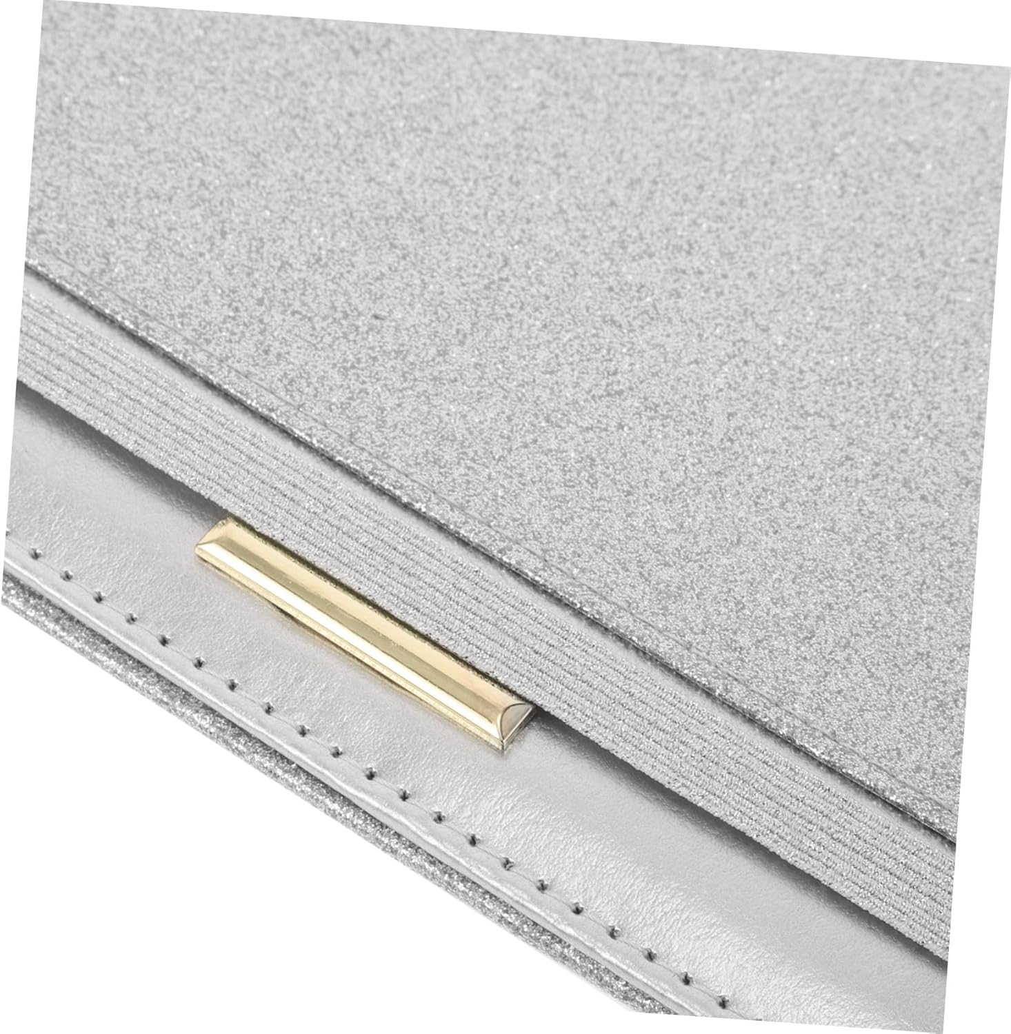 VALICLUD Passport Wallet for Women Glitter Pu Leather Multiple Pockets for Travel Car Insurance and Registration Holder Large Capacity Card Organizer - Grey image number 2