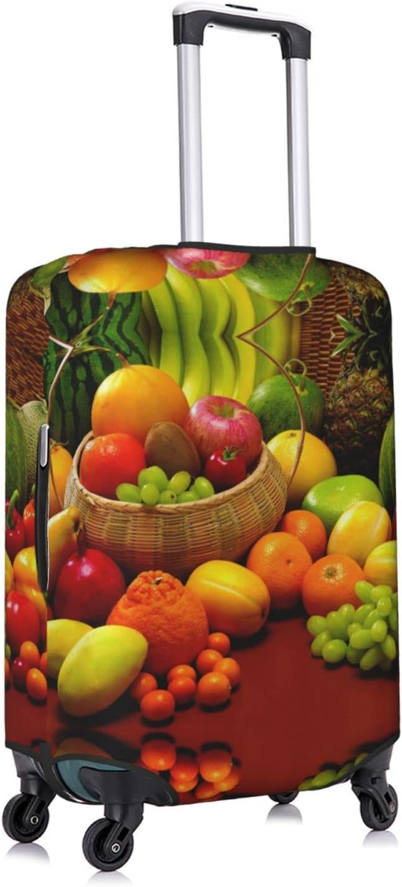 Variety Fresh Vegetables Fruits Luggage Cover Anti-Scratch Suitcase Protector Fits 18-32 Inch Luggage image number 2