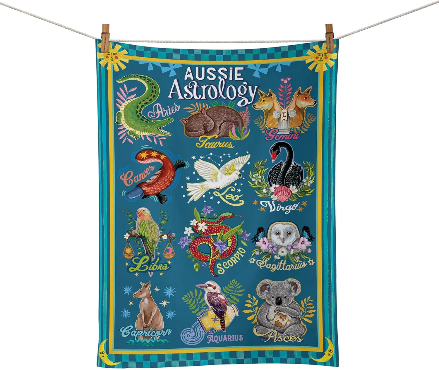 Travel Tea Towel, 55% Linen 45% Cotton, 440 X 640 Mm (Majestic Coast) image number 6