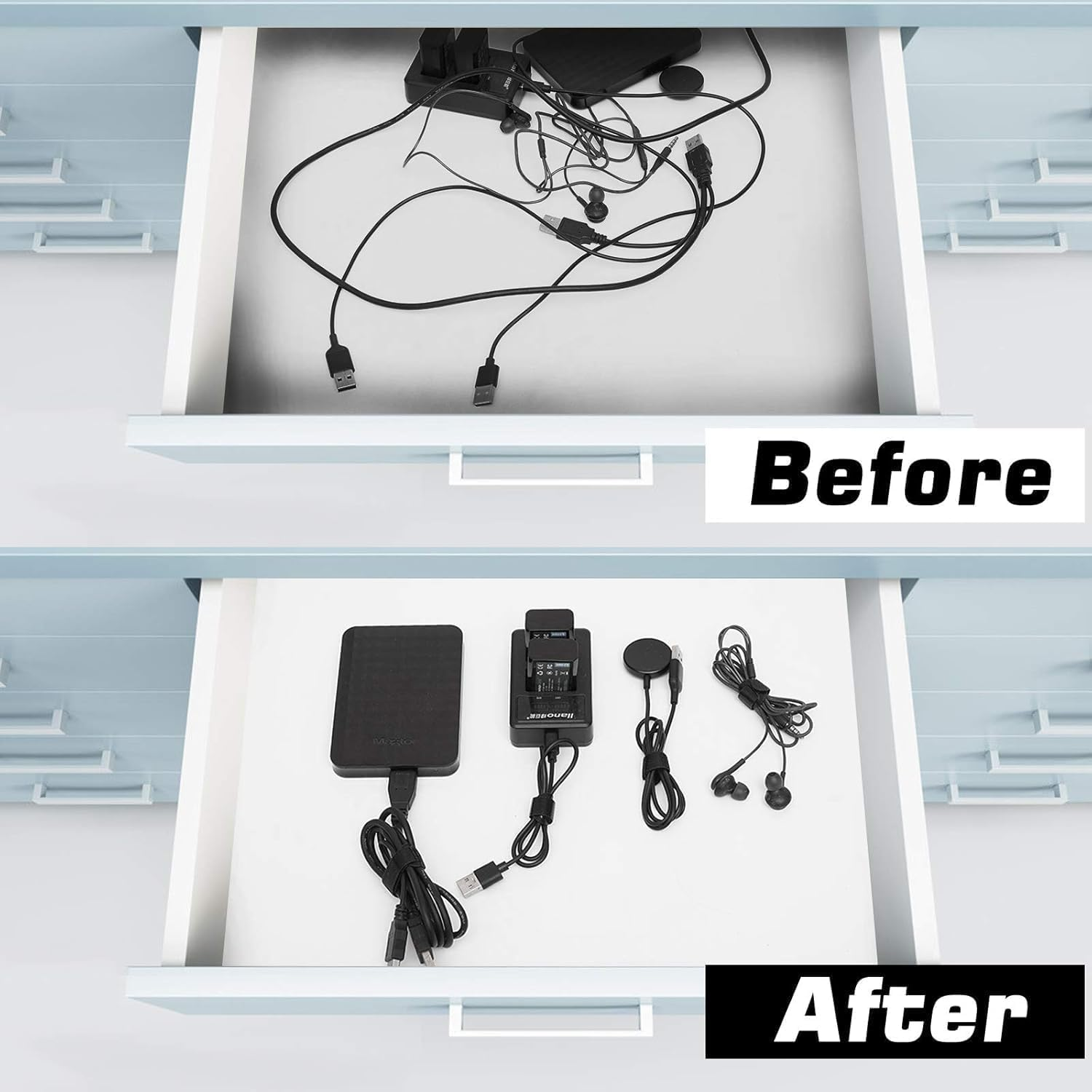 5-Pack Sopco Child-Proof Refrigerator & Multi-Surface Safety Locks (Updated Grey) 5 Pieces of Sopco Child-Proof Safety Locks &ndash; Designed for Refrigerators, with Strong Sticky Adhesive Pads for Tool-Free Installation. image number 5