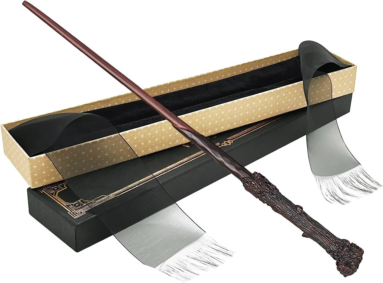 Magic Wand Wizard Wands for Kids and Adult, Witch Toy Witchcraft Collection, Costume Accessories Party Favors with Gift Box