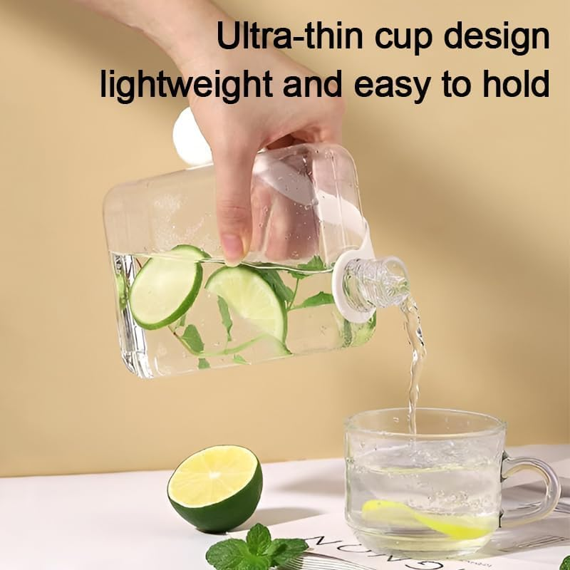 Flic-Flac Slim Travel Flask, Portable Square Water Bottle, 8.2 Oz, BPA Free Tritan, Leakproof Design, Grey, for Purse, Sports, Fitness image number 3