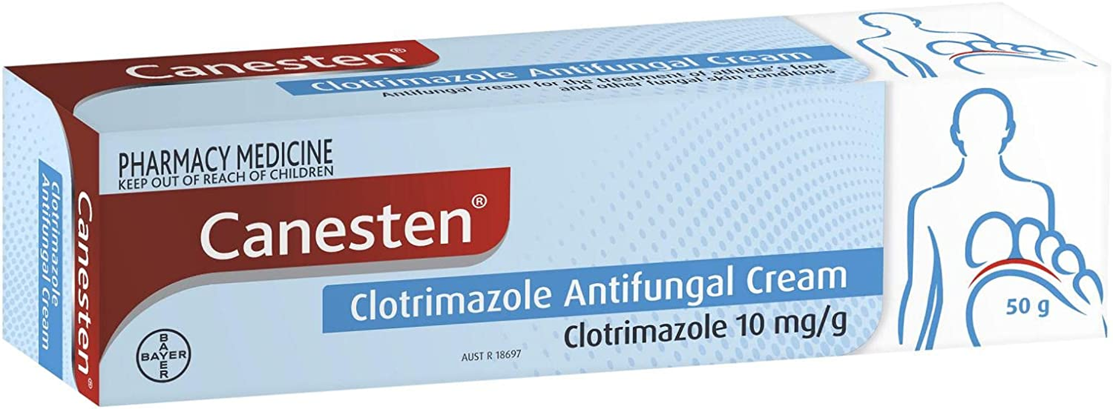 Canesten Clotrimazole Anti-Fungal Cream 50G image number 2