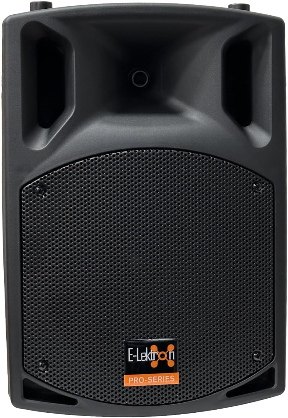 E-Lektron EL38-M UHF 900W 15" Inch Bluetooth Wireless Linkable Loud Portable PA Speaker Sound System Recoding Incl.2 Mics for Karaoke Party Event Speech Singing image number 3