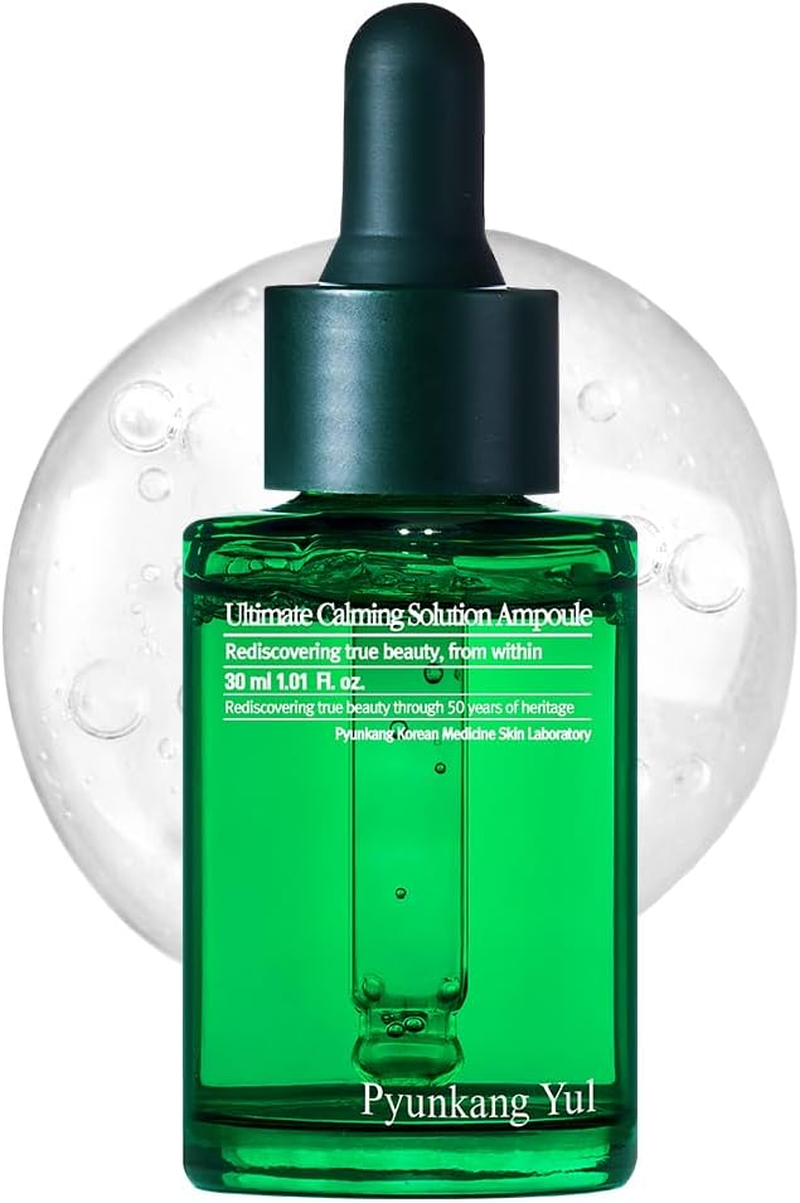 Pyunkang Yul [PKY] Ultimate Calming Solution Ampoule with Shea Butter, Honeysuckle Flower, Ceramides, CICA to Rapidly Soothe, Moisturize Dry & Sensitive Skin, Korean Facial Beauty Care (1.0 Fl. Oz, 30Ml) image number 1