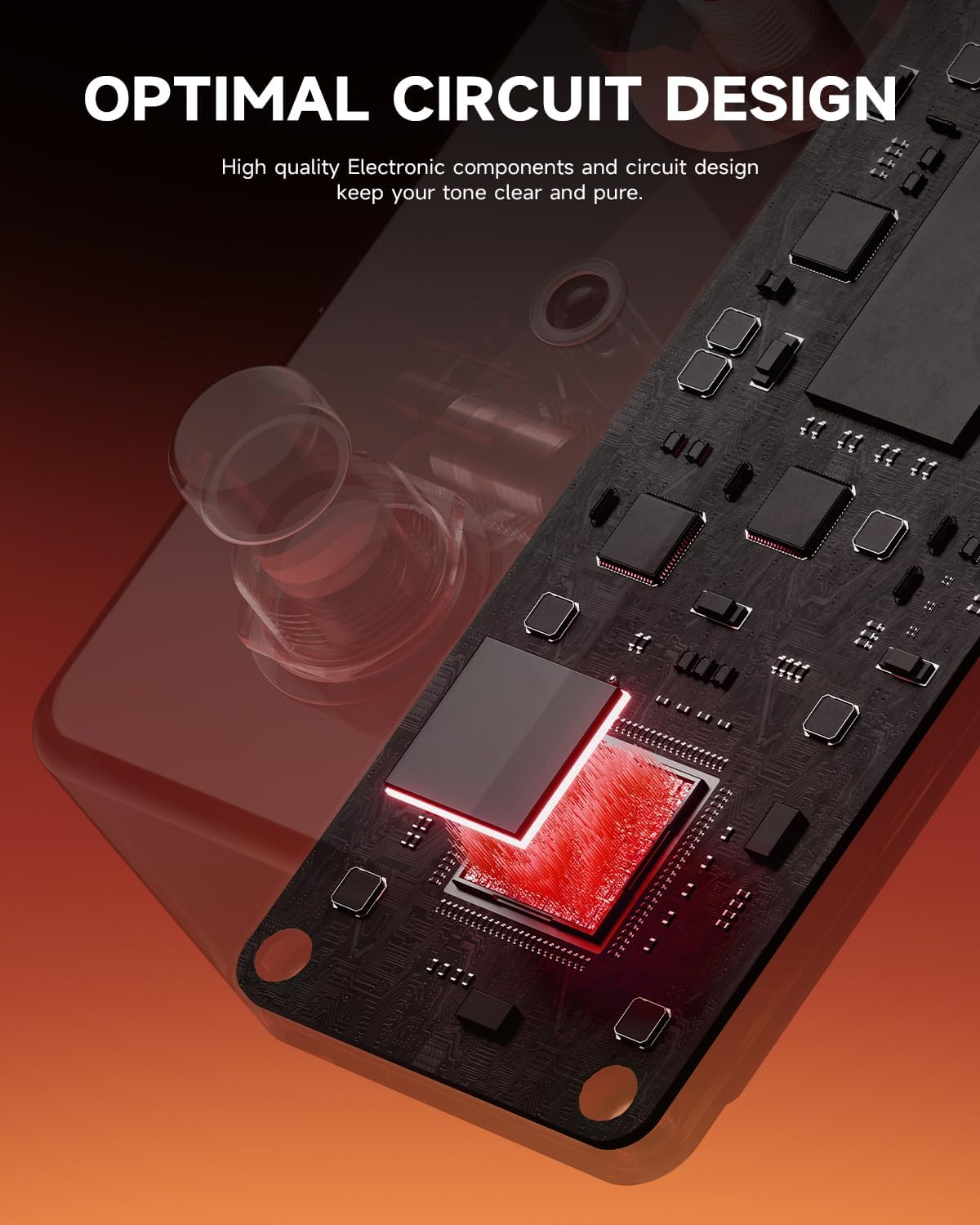 Donner Distortion Guitar Pedal, Morpher Distortion 3 Modes Natural Tighter Classic Crunch 80 Metal for Electric Guitar True Bypass