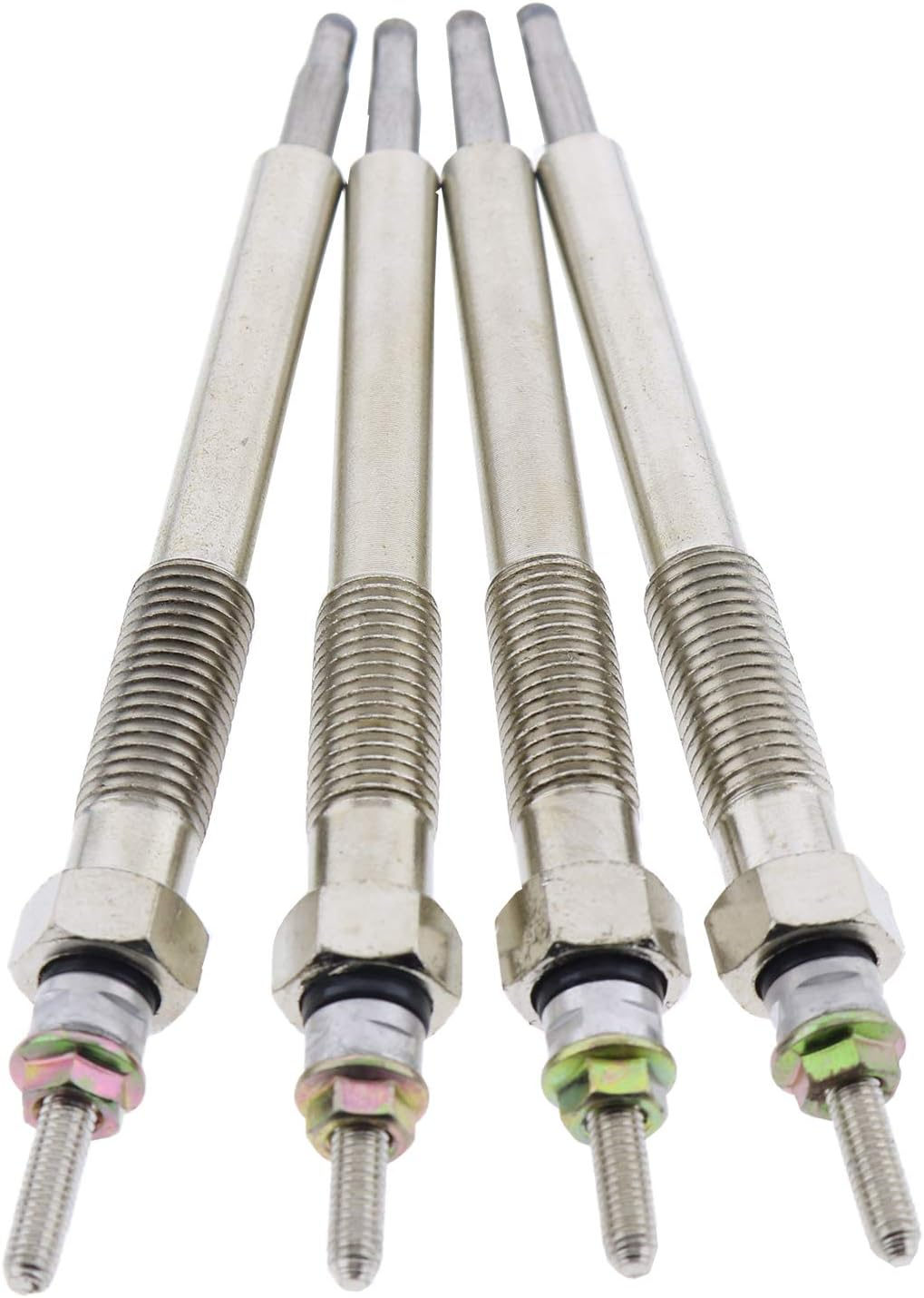 4 Pcs Glow Plugs 6684850 for Bobcat S130 S150 S160 S175 S185 S205 S510 S530 T110 T140 T180 T190