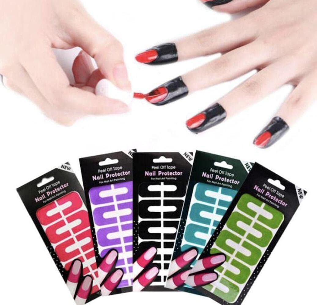 Nail Protector - Peel off Tape 10Pcs Pack image number 3