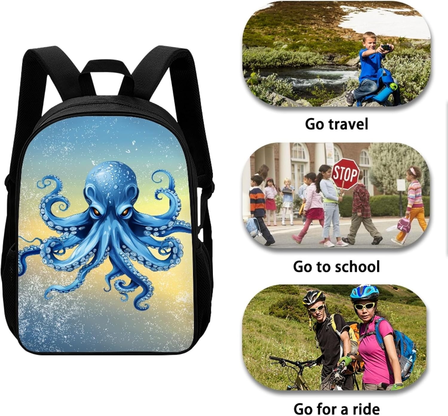 Swan Dance Backpack for Child Girls Kids Book School Bags image number 3
