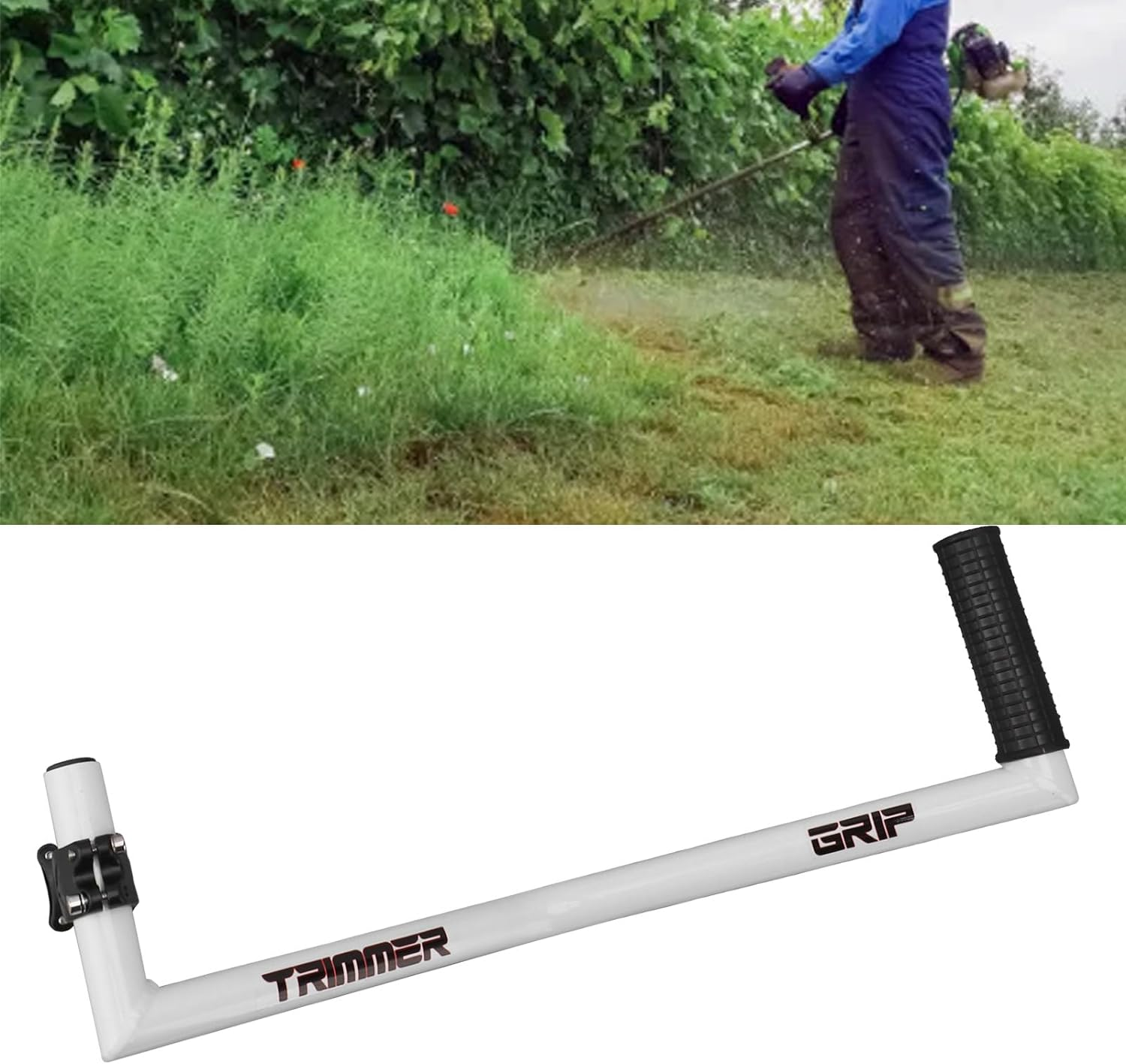 Extension Grip Trimmer, String Trimmer Handle for Lawn Mowers, Ergonomic Trimmer Grip Lawn Trimmer Handle Grip, Weeder Handle for Lawn Care, Landscaping image number 6