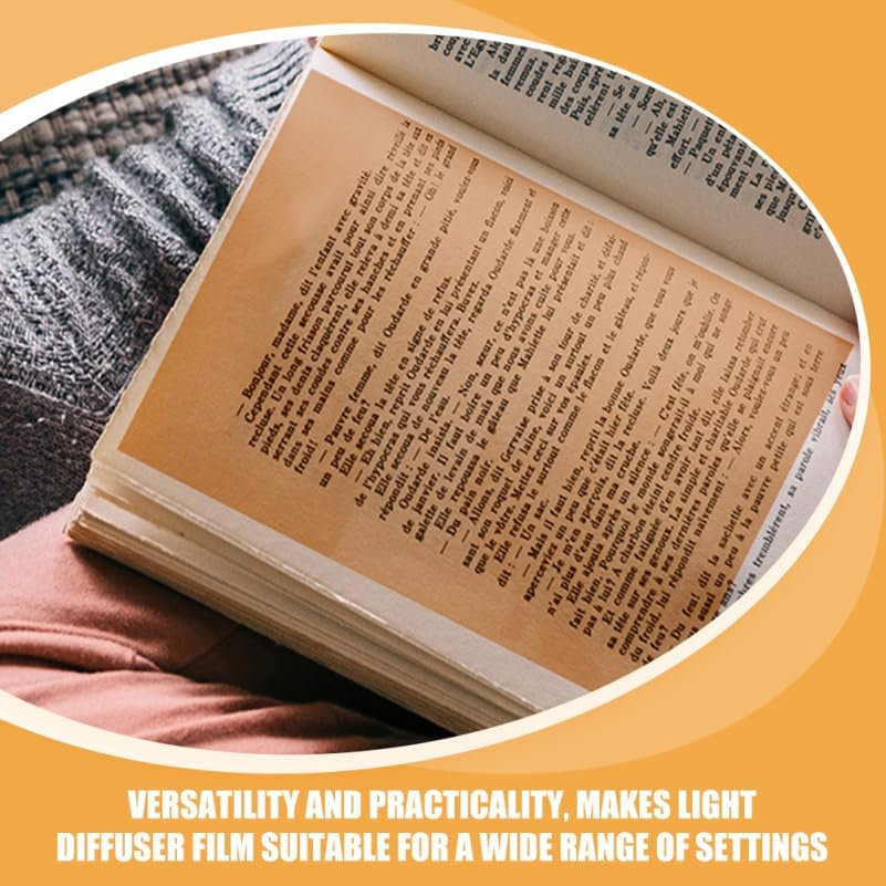 LALAFINA Light Filter Sheets 5-Pack Color Correction Gels for Photography Lighting Transparent Colored Plastic Film for Photo Video Studio Effects image number 5