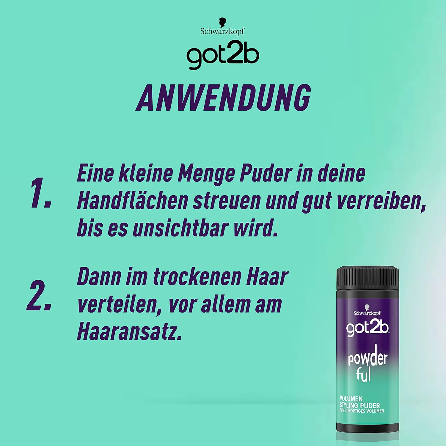 Got2B Schwarzkopf Powder' Full Hairline Powder Volume 10 G image number 4