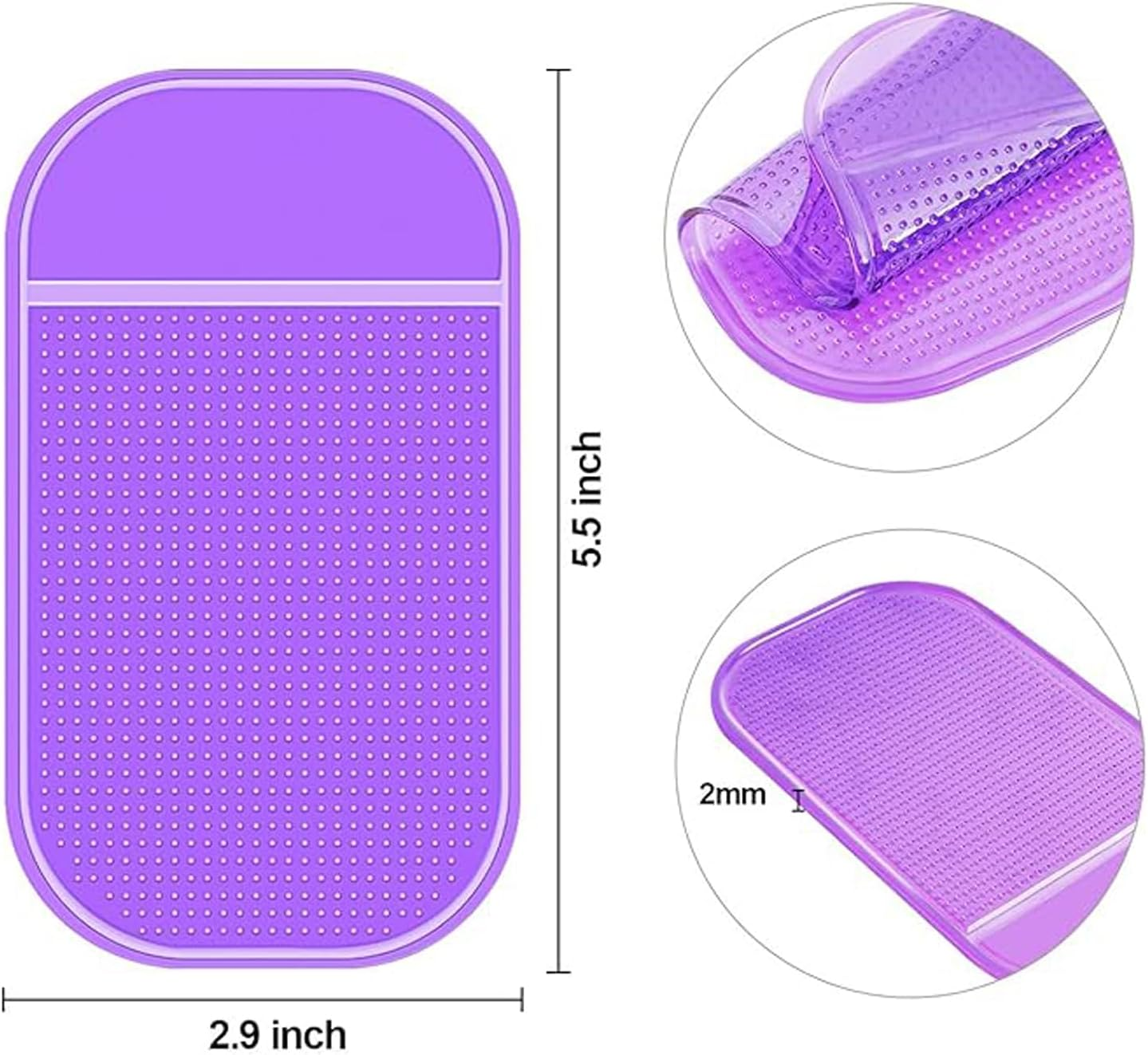 8Pcs Diamond Art Mat Non-Slip Mat, Anti-Slip Tools Sticky Mat for Diamond Art Paintings, Non-Slip Universal Gel Pad for Holding Tray 5D Diamond Art Paintings Embroidery Tools Accessories (8) image number 1