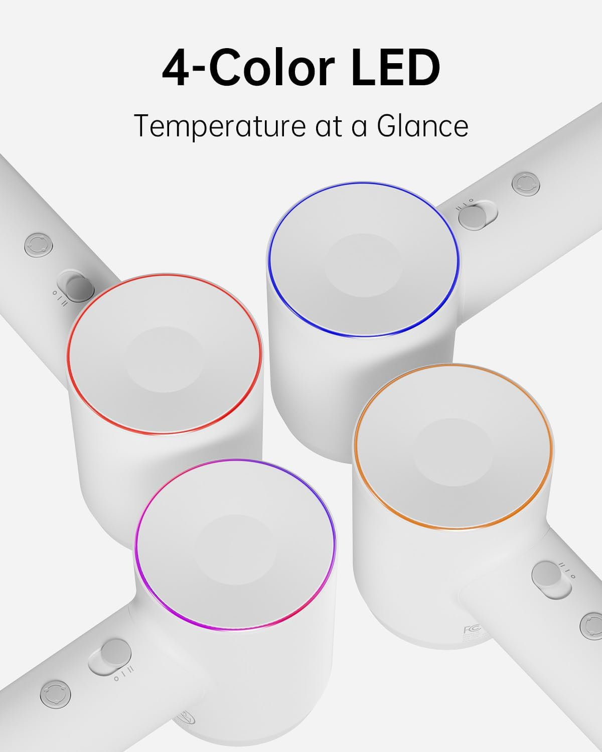 Laifen Hair Dryer SE, 200 Million Negative Ionic Blow Dryer with 105,000 RPM Brushless Motor 1500W Powerful Fast Drying High-Speed Low Noise Hairdryer with Magnetic Attachments - Pink image number 2