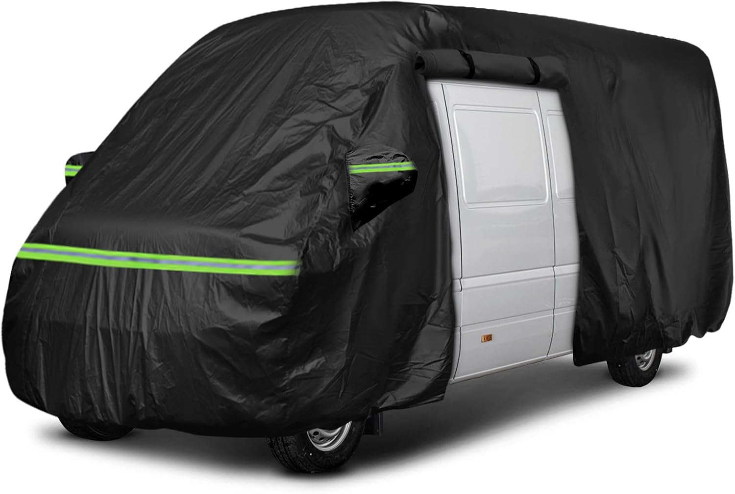 Gpaentsn Waterproof Class B RV High Top Van Cover for up to 24Ft (290 Inch) 2002-2023 LWB Sprinter Van, All Weather Protection Scratch, Dust, Snow Shield image number 1