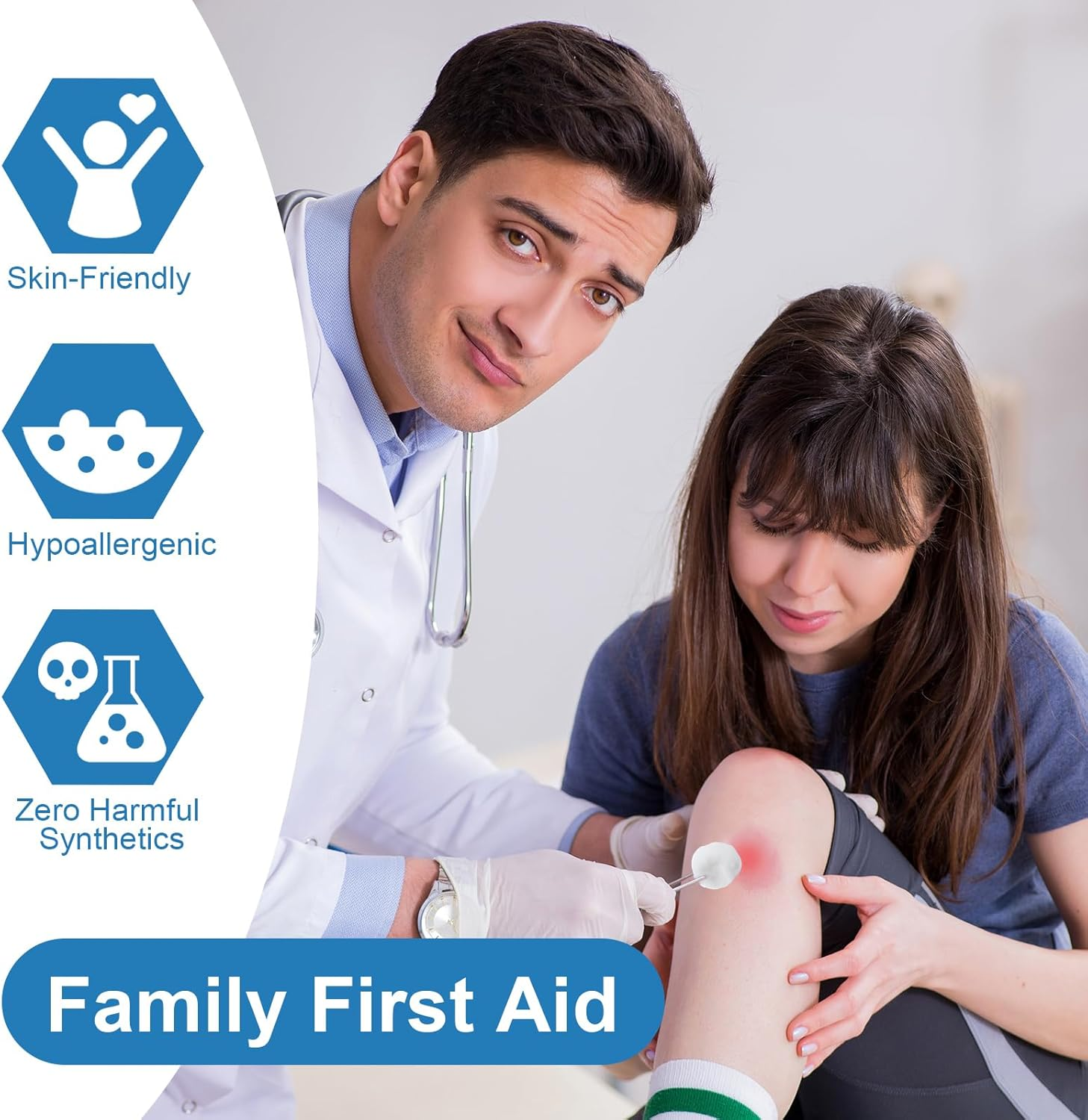 3000 Pcs Cotton Balls Bulk Medium Size Organic Pure Cotton Balls for Makeup Remover, Nail Polish Remover and More image number 1