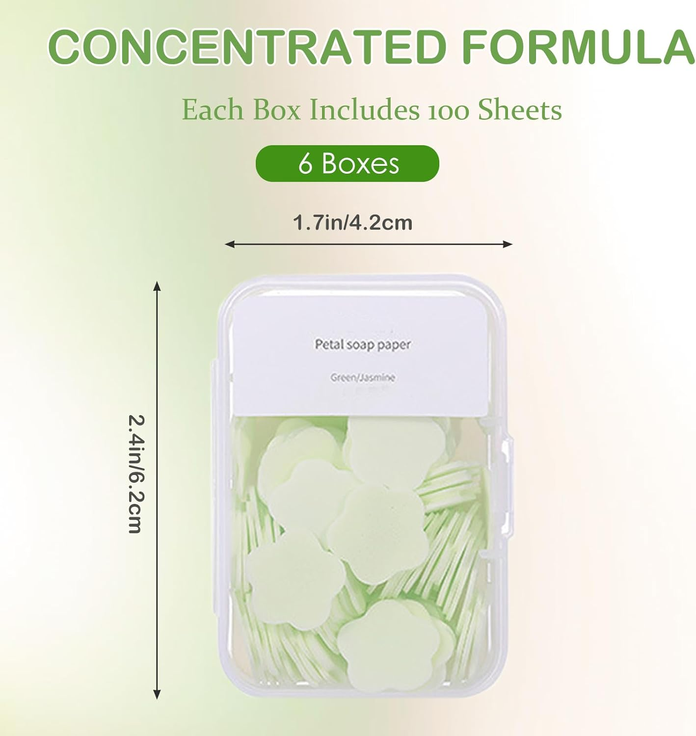 600PCS Portable Mini Soap Sheets &ndash; Scented Disposable Hand Washing Paper, Travel-Friendly & Water-Soluble Soap for Camping, Hiking & Outdoor Use - Mix image number 3