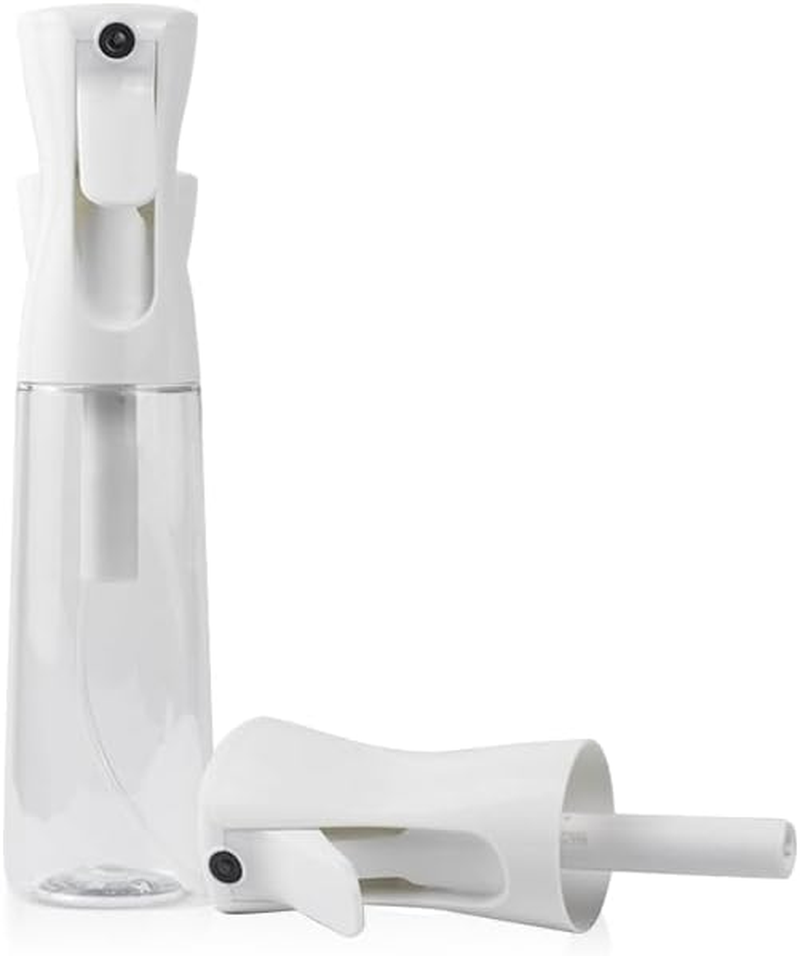 Pure Mistiivox&trade; Premium Continuous Fine Mist Spray Bottle for Hair Styling, Watering Plants, Skin Care, Ironing, Cooking 360 Multifunctional Spray Bottle Transparent, 6.8Oz/200Ml