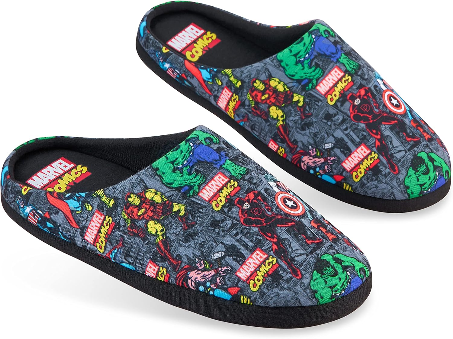 Marvel Men'S Avengers House Slippers Men and Boys Teenagers 39-47 image number 4