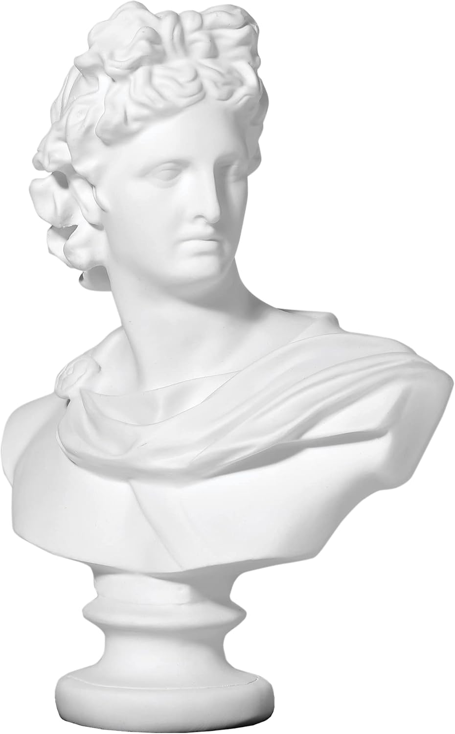 LAGOM HOUSE Ancient Greek Apollo Bust Statue - Roman God Goddess Home Decor (6 Inch)