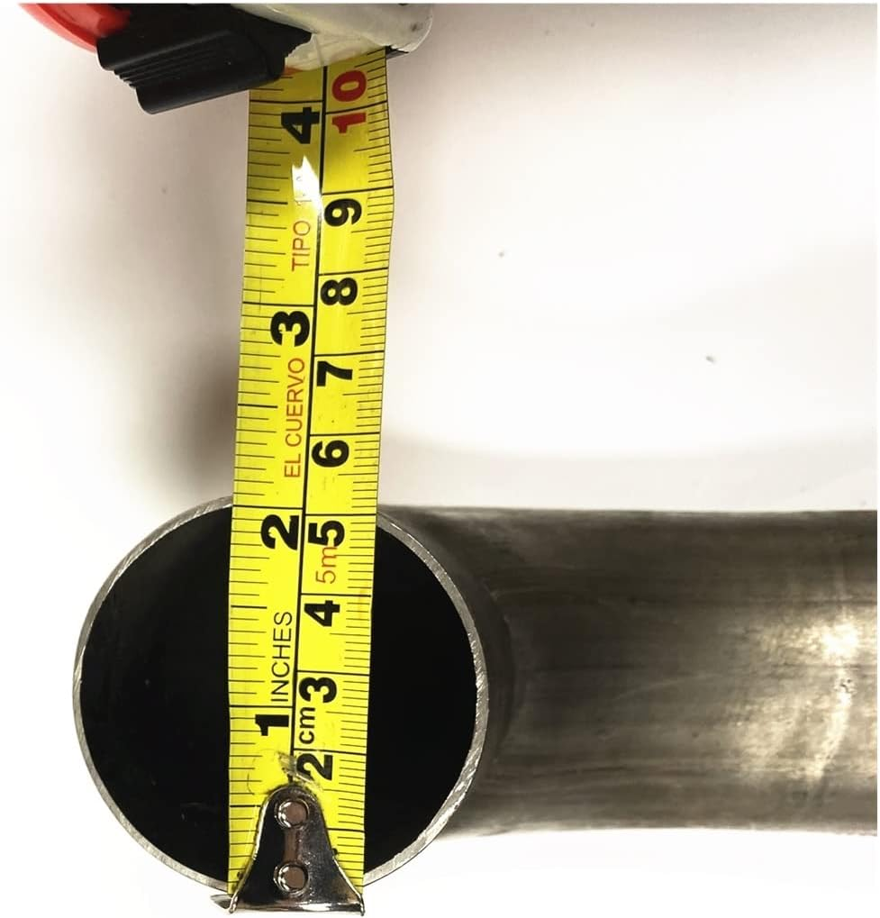 Muffler Titanium Black Car Rear Exhaust Muffler Pipe Tips Tailpipe Exhause Tail Air Vent Outlet Duct Compatible with BMW X3M X4M 2018 2019 2020 image number 4