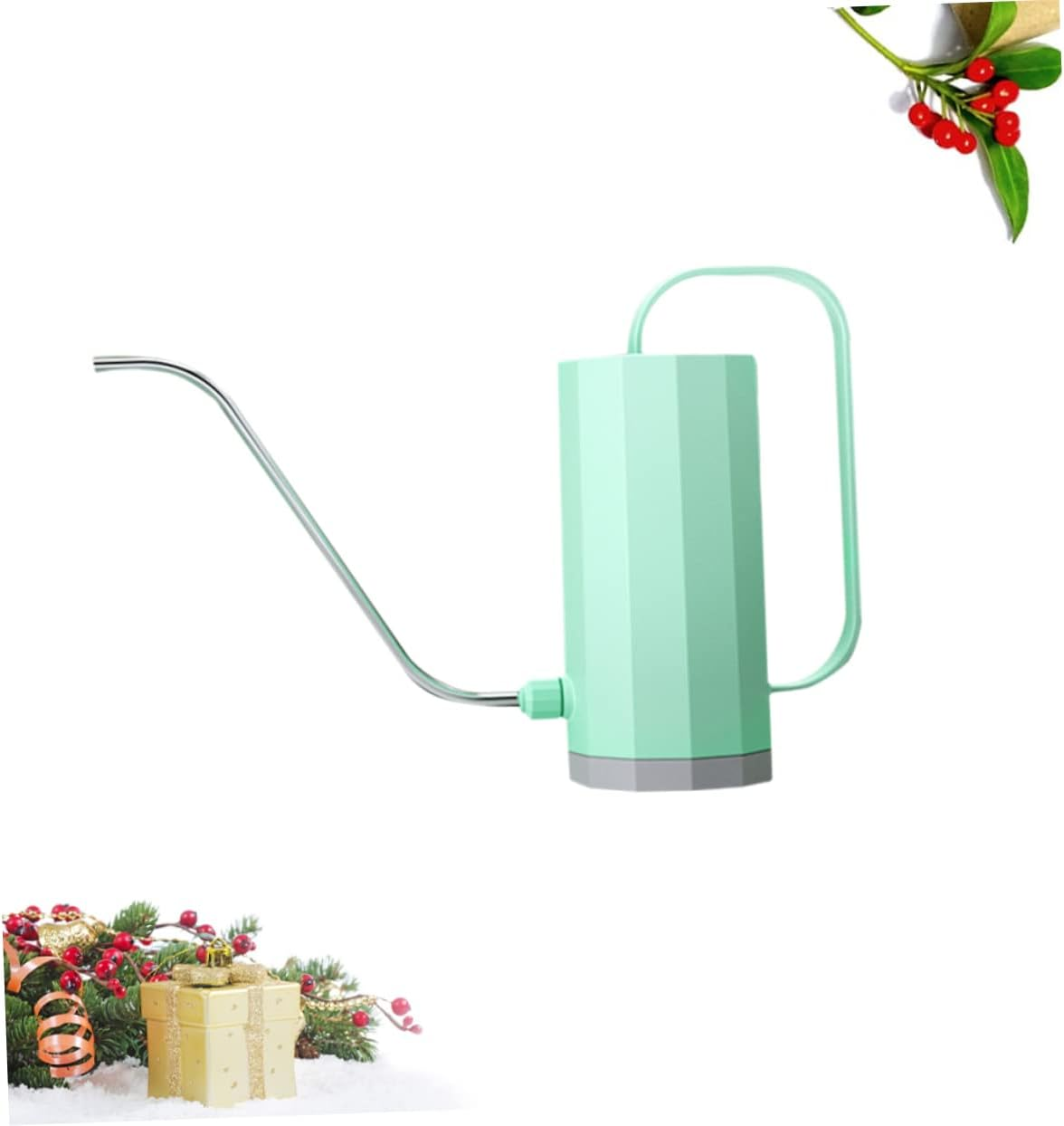 Cabilock Plastic Watering Kettle Long Mouth for Succulent Gardening Tool Portable Watering Can for Indoor Plant Care - White image number 7