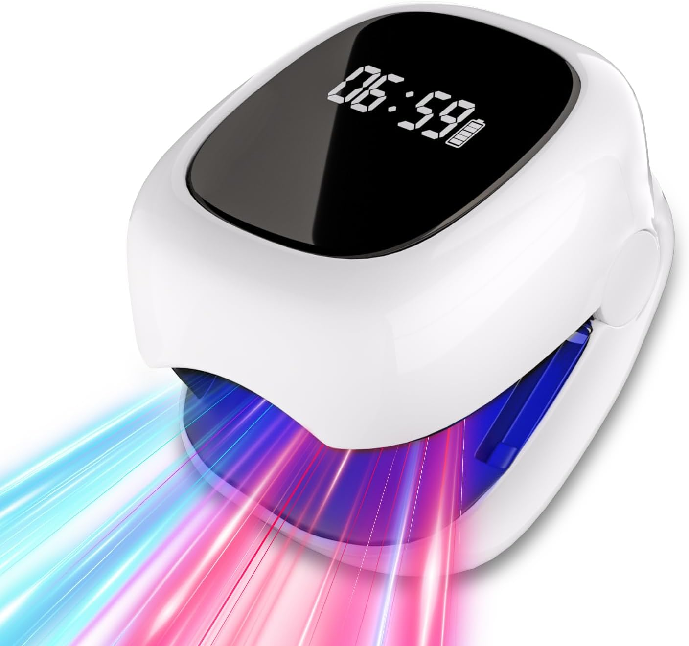 LOZLTX 8.0 Nail Fungs Laer Device 【Dualwave Tec - 99% Fungus Gone in 3Min】Nail Fungus Laser Device 【21-Day Fast-Acting】950Nm Infrared Light 500Nm Blue Light - Brown image number 4