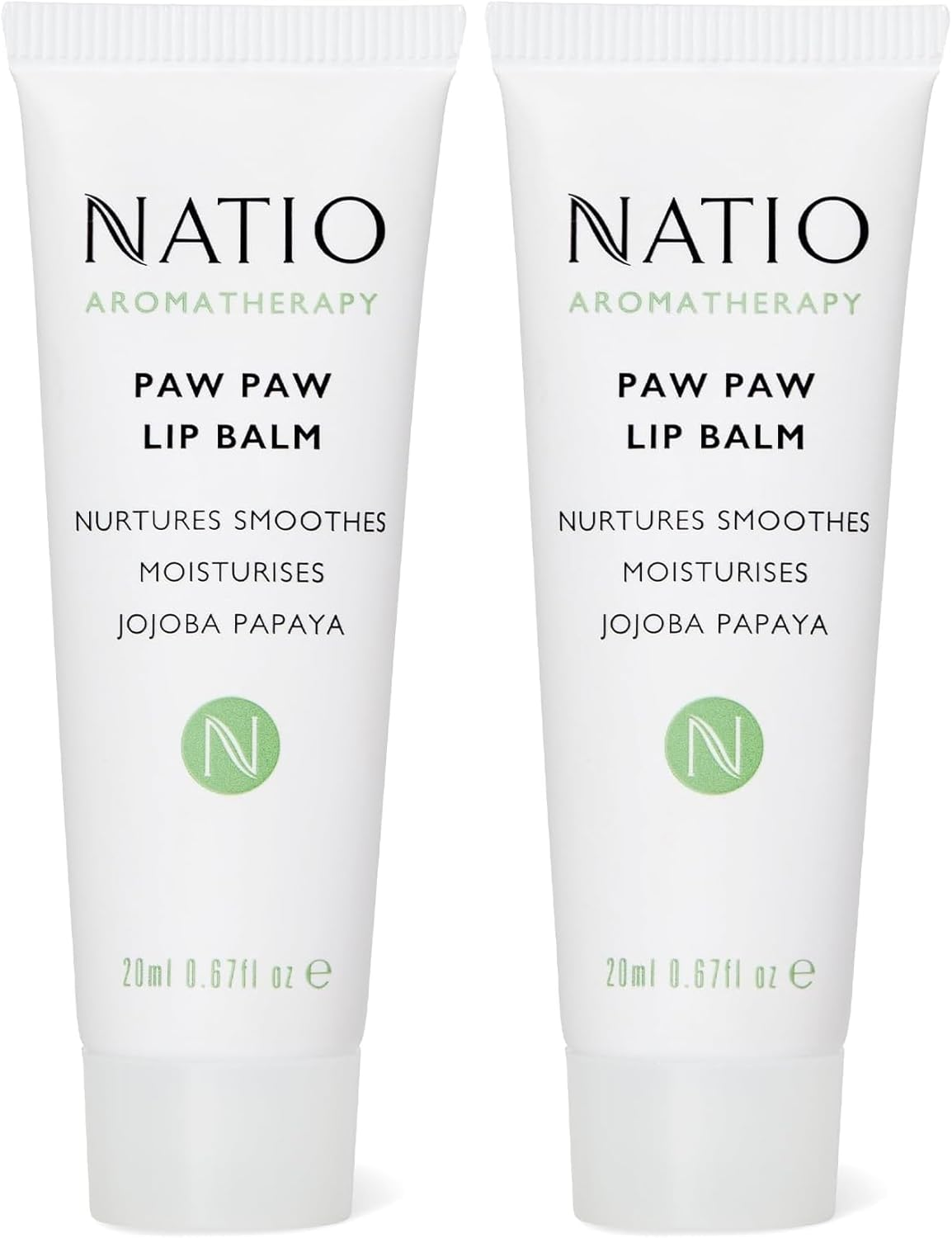 Natio Australia Paw Paw Lip Balm 20Ml - Jojoba Oil, Papaya, Cocoa Butter & Shea Butter - Nourishing Lip Moisturiser for Cracked Lips image number 4