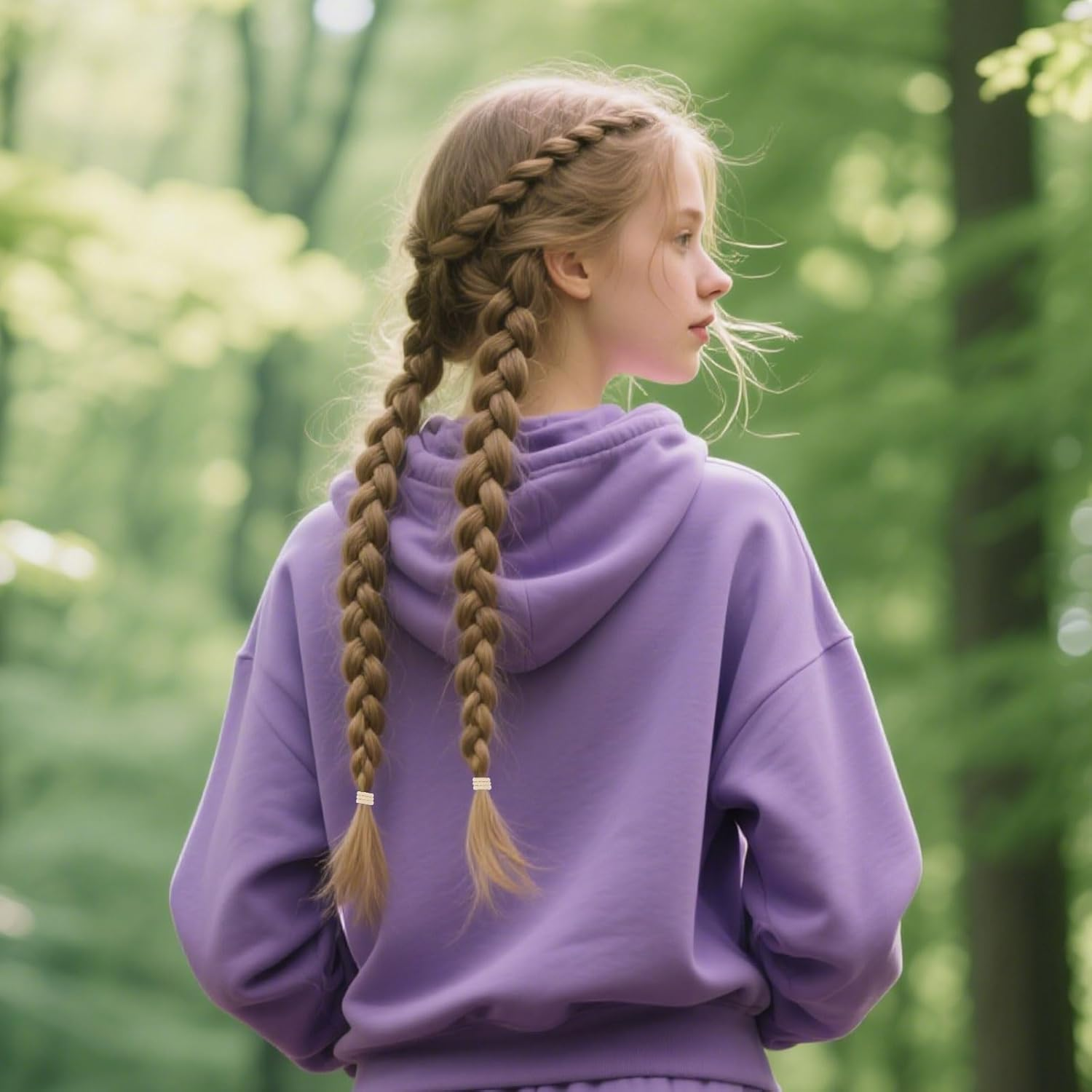 Bumlofa Pack of 200 Minimalist Monochrome Hair Bobbles Plain Hair Accessories Essence Ideal for Hair Bobbles Girls & Hair Scrunchies Women image number 3