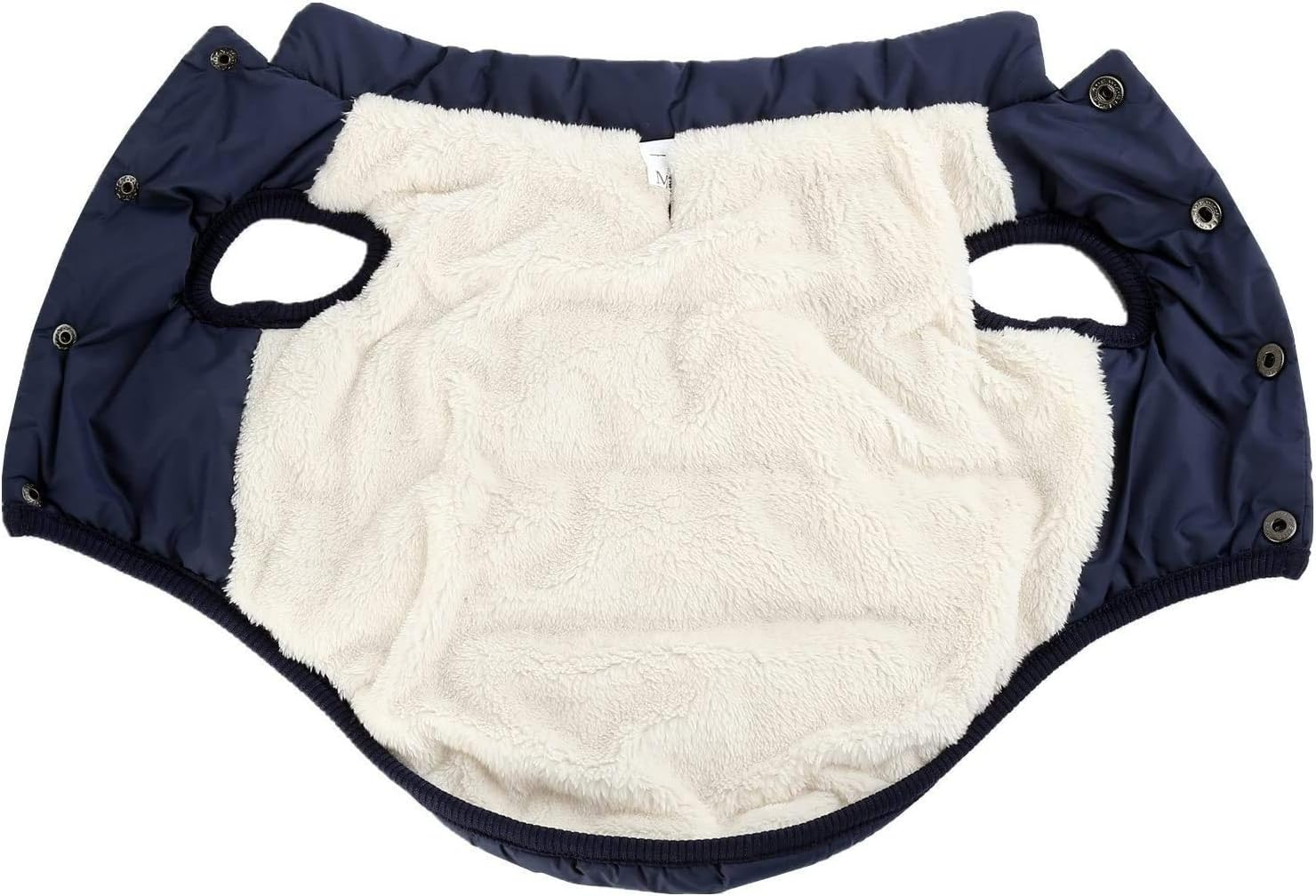 Double Layer Fleece Warm Dog Jacket Coat Vest for Puppy Winter Cold Weather Soft Windproof Apparel for Small Medium Large Dogs (L) image number 6