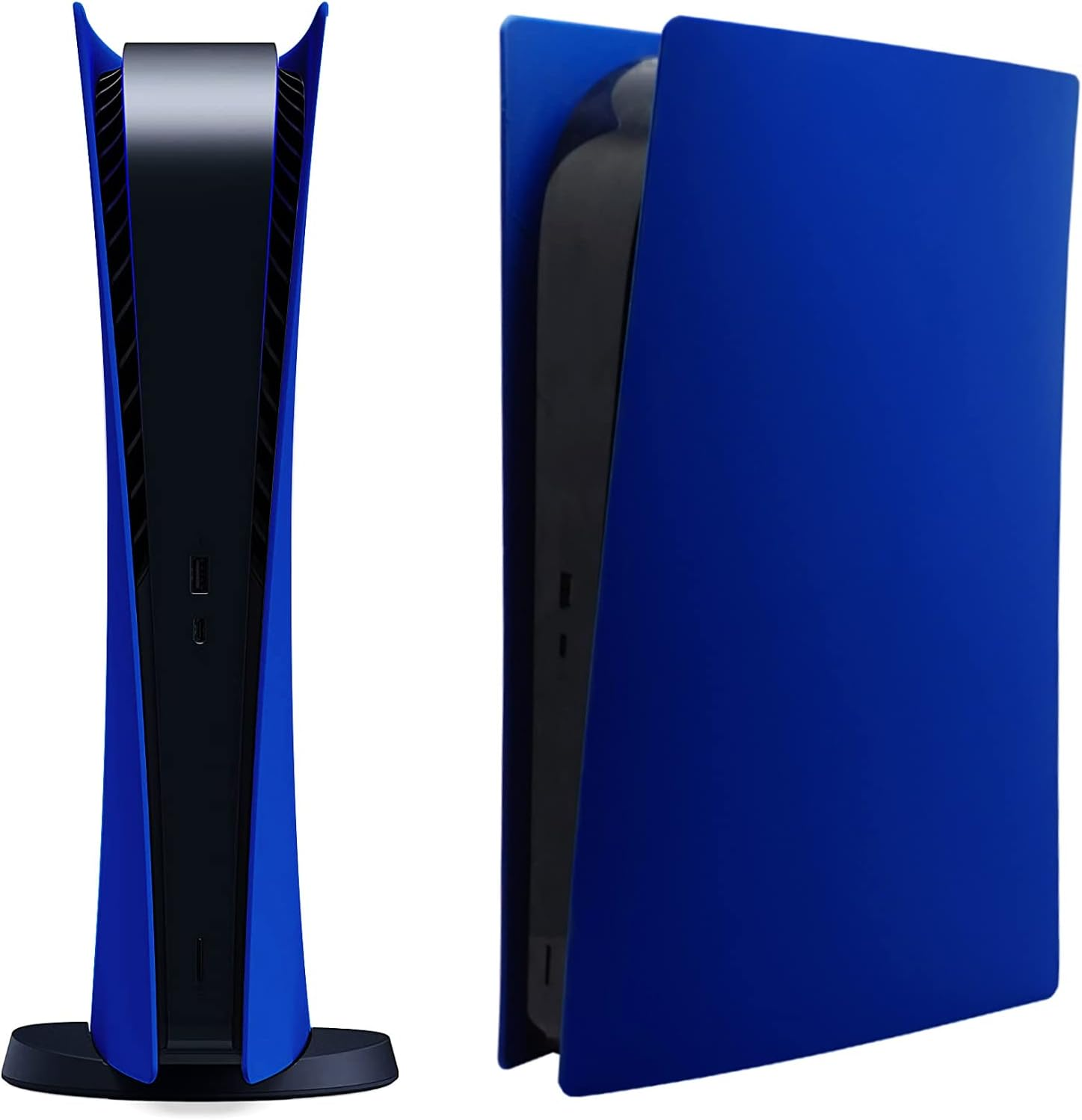 Digital Edition Face Plates Cover Skins Shell Panels for PS5 Console, Accessories for Playstation 5 Protective Shell Replacement Faceplate (Cosmic Red)