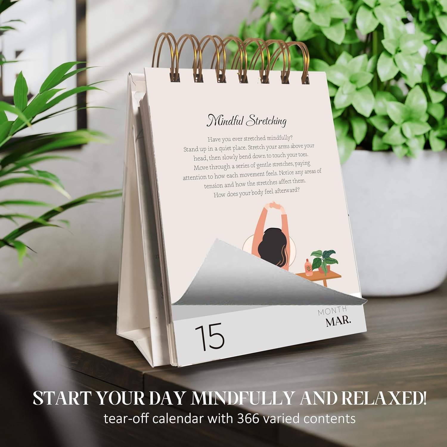 Undated Motivational 2026 Calendar for Women - Daily Inspirational Flip Desk Calendar with 366 Inspirational Quotes - Office Desk Decor for Women, Motivational Gifts image number 3