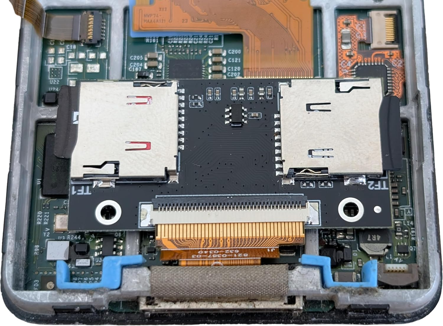 For Ipod Classic Video Dual Microsd Card Adapter, 40Pin ZIF CE Adapter Card, Suitable for Ipod Classic Video 5Th 5.5 6Th 7Th Gen. Replaces MK8022GAA MK1634GAL MK1231GAL MK3008GAL