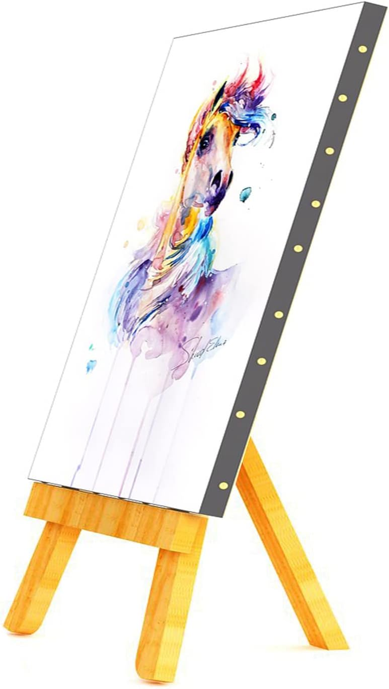 MYYZMY 5.9 Inch Mini Wood Display Easel, 10 Pcs Tabletop Easels for Displaying Photos, Picthres image number 4
