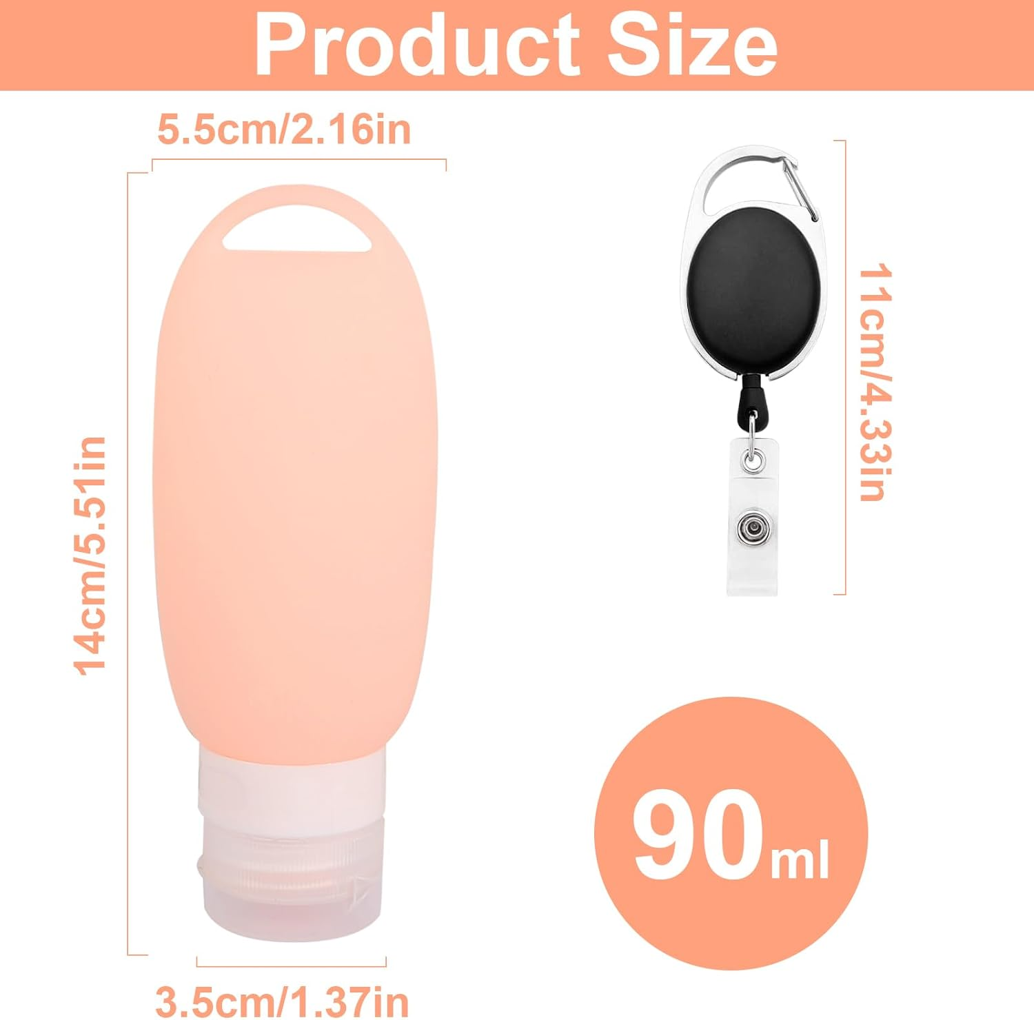 Meglob Pack of 2 90 Ml Food Tube for Filling Dog Wet Food Silicone Travel Bottles with Telescopic Buckle, Fillable Tubes for Dogs Reusable Food Tube Dog Food Tube Dog Tube for Pets