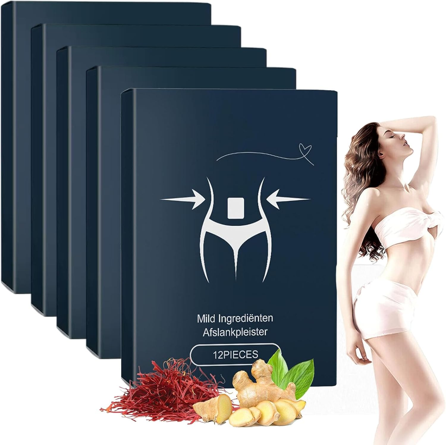 Trim Patch-Trimpatch Weight Loss Patch, Trimpatch Slimming Patches, Rejuvacare Ozem, Skin and Body Shaping Care, Natural Ingredients, Safe & Effective, Firming & Moisturizing (5BOX) image number 1