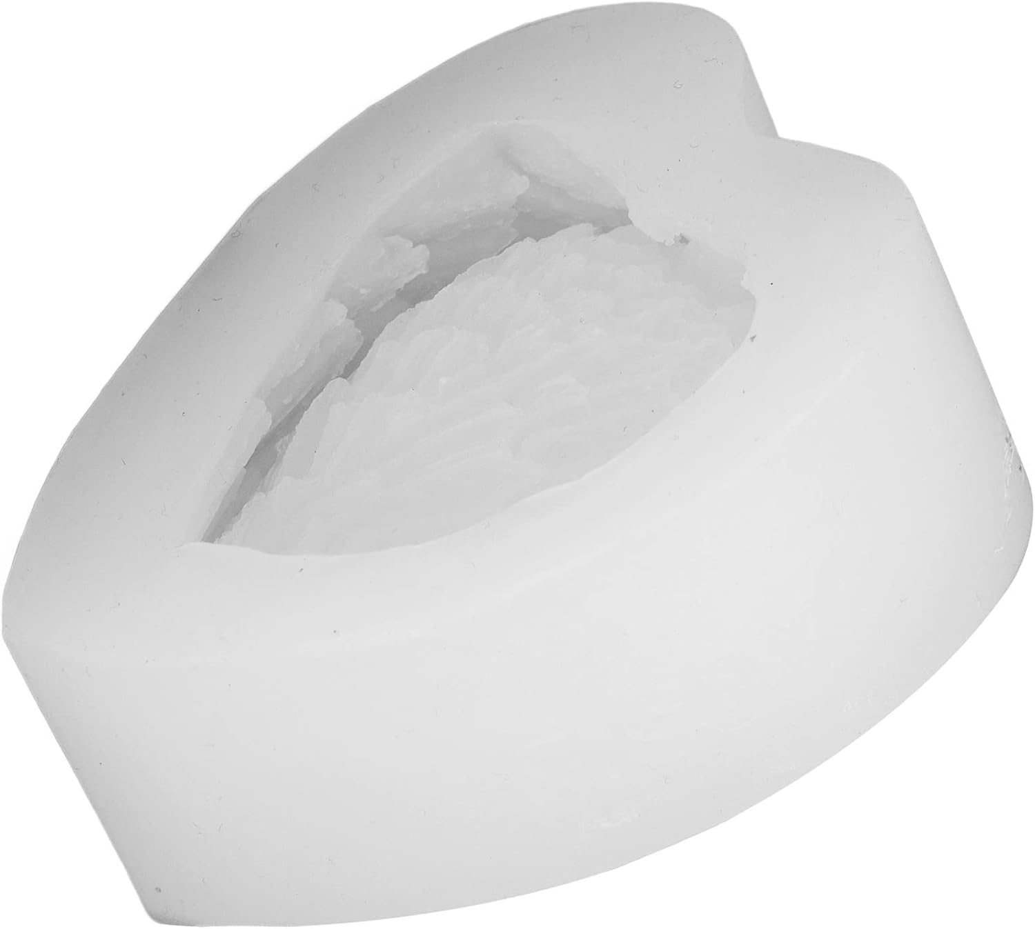 Silicone Mould Feather Wing Shape DIY Storage Box Handmade Mold for Jewelry Organizer Craft Supplies Transparent Color 8.5Cm X 7.5Cm X 3.5Cm image number 4