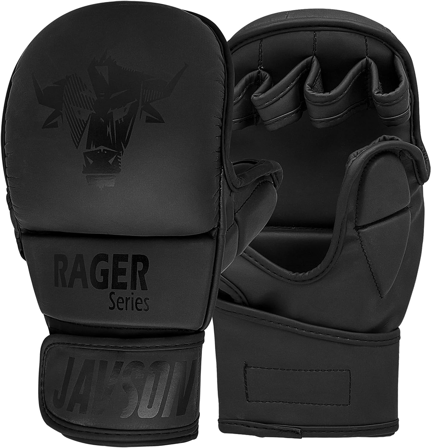 MMA Gloves Artificial Leather for Men & Women, Kickboxing Gloves Martial Arts Gloves for Grappling, Kickboxing, Muay Thai, Cage Fight & Punching Bag Gloves for UFC Training & Sparring by Javson