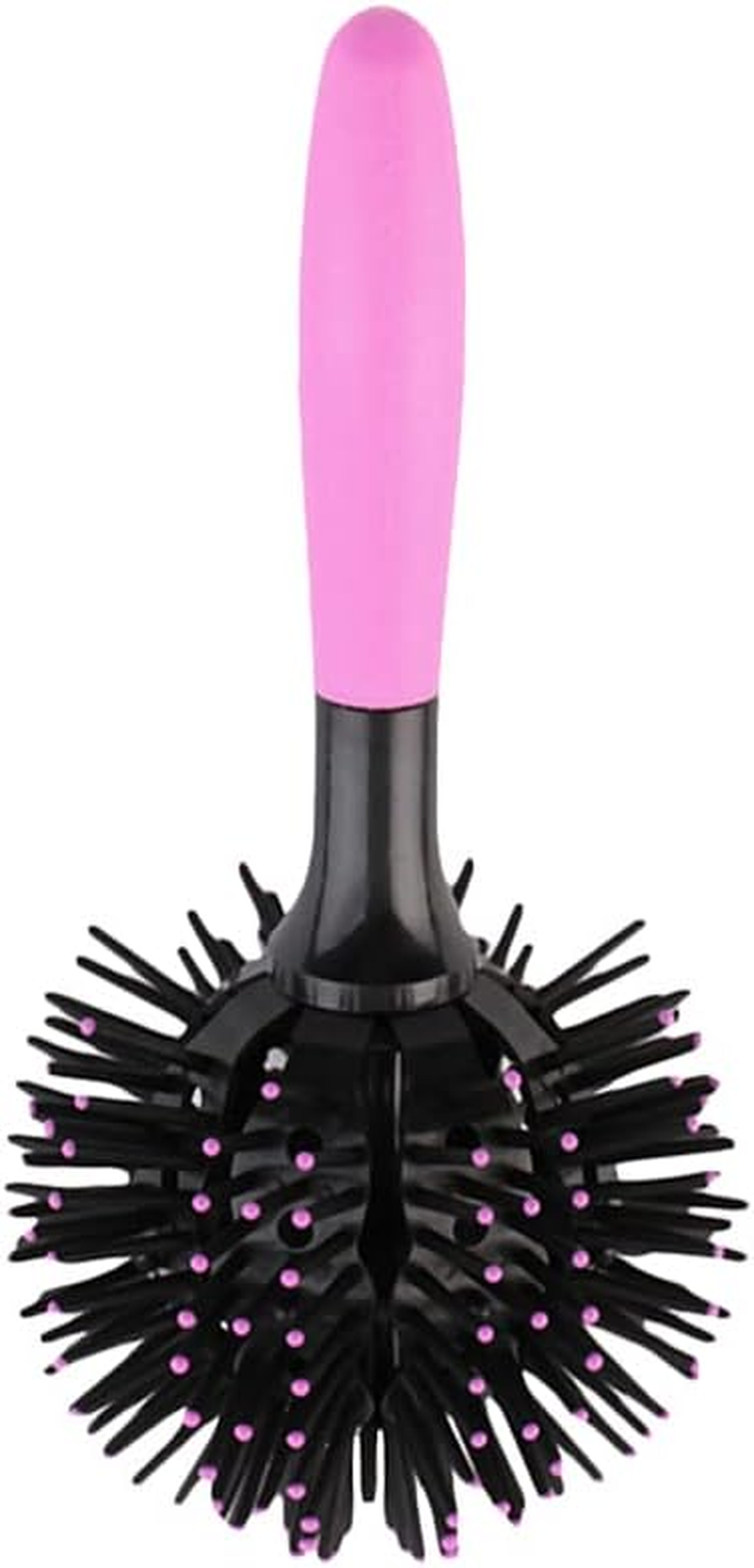 Generic round Ball Hair Brush, 3D 360 Degree Spherical Curl Styling Brush with Painless Soft for Scalp Massage and Growth for Girls with Long Fragile Wet Dry Wavy Coily Hair image number 6