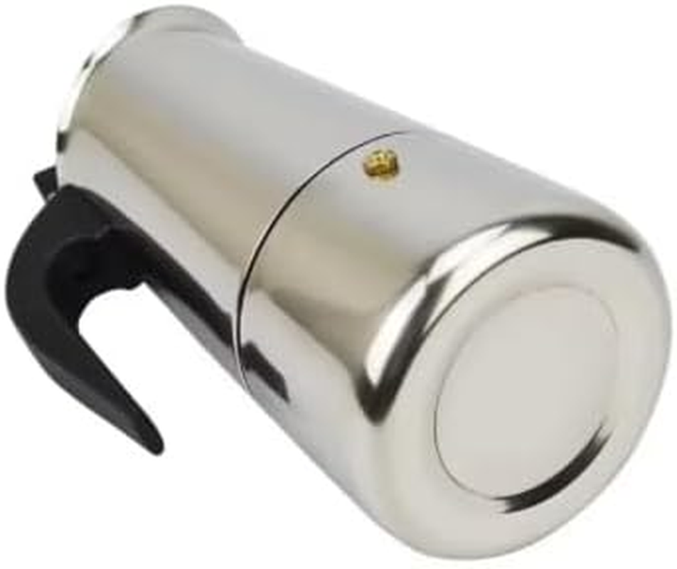 18 Grams Stainless Steel Moka Pot 4-Cup 200Ml Stovetop Espresso Maker &ndash; Induction Compatible Coffee Brewer with Ergonomic Handle-Free 100G Blend213 Coffee image number 3