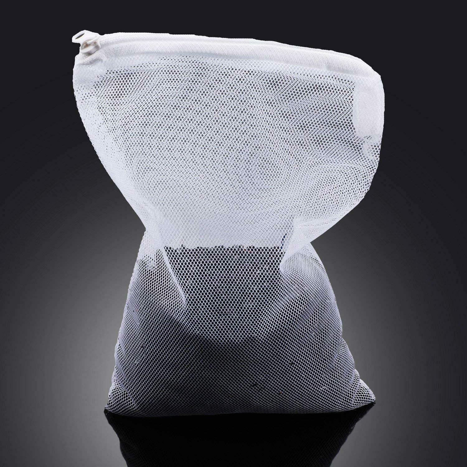20Pcs Filter Media Bags 20 X 15Cm Reusable Aquarium Fish Tank Pond Net Mesh Bag
