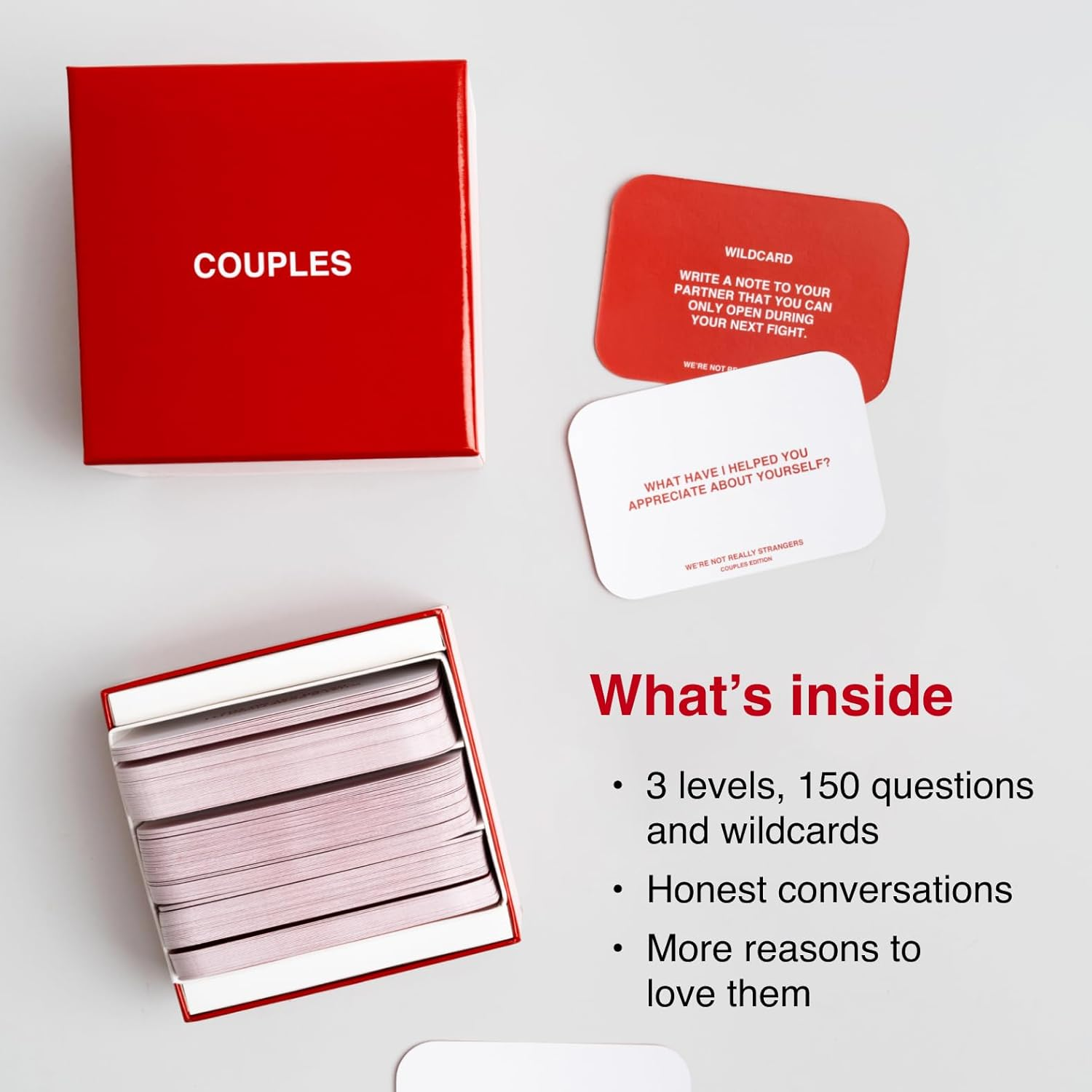 WE'RE NOT REALLY STRANGERS Couples Edition by We&rsquo;Re Not Really Strangers - Couples to Strengthen Their Relationship, 150 Questions and Wildcards for Date Night with Your Partner